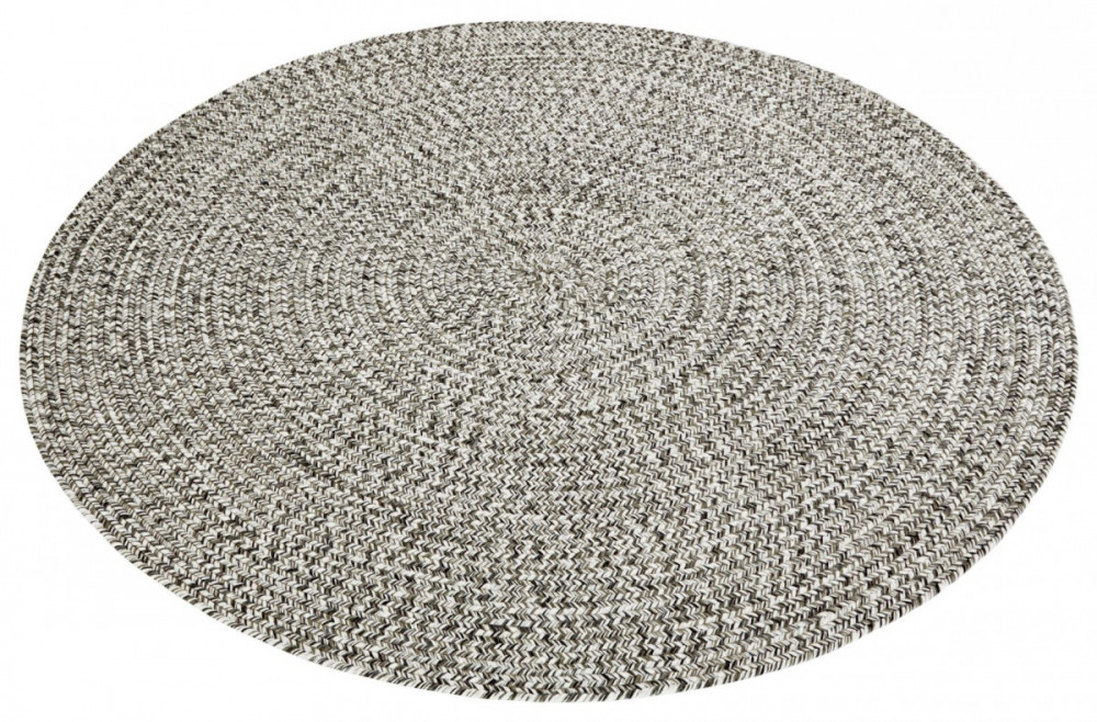 Kusový koberec Braided 105552 Melange kruh – na ven i na doma č.3