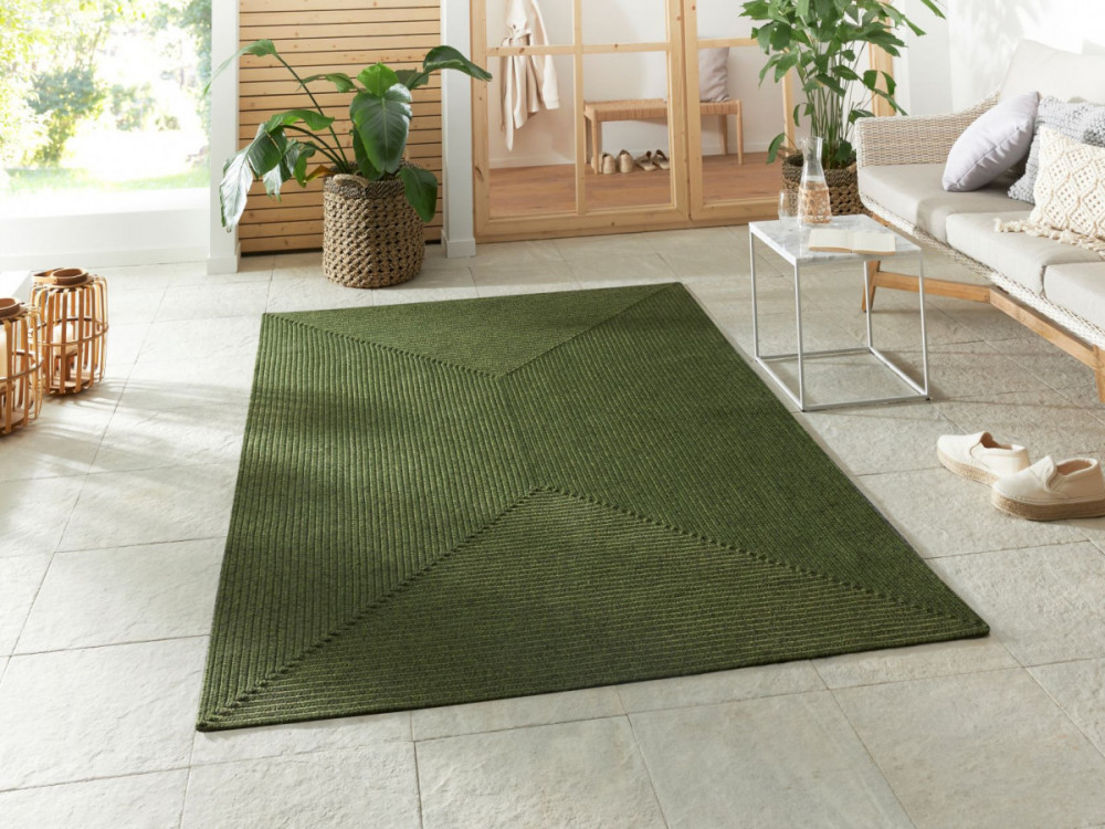 Kusový koberec Braided 105554 Green – na ven i na doma č.6
