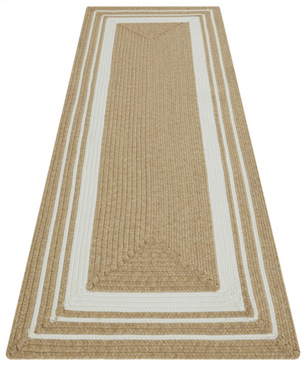 Kusový koberec Braided 105556 Creme Beige – na ven i na doma č.3