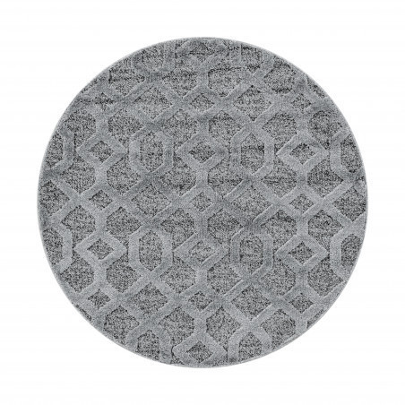 Kusový koberec Pisa 4702 Grey kruh č.1