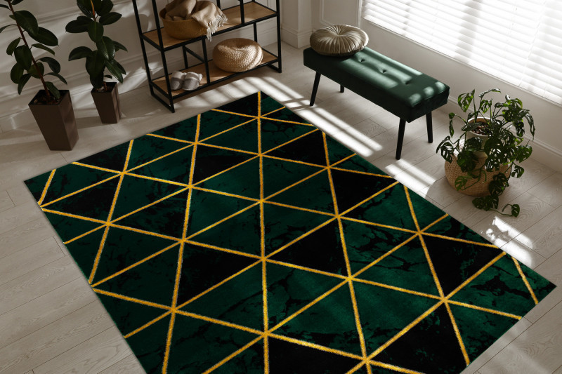 Kusový koberec Emerald 1020 green and gold č.6
