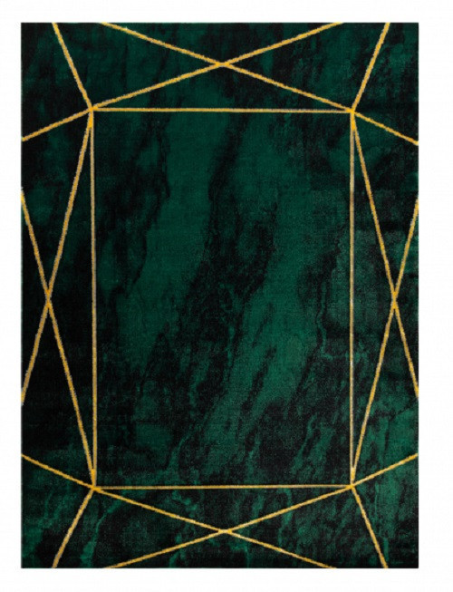 Kusový koberec Emerald 1022 green and gold č.1