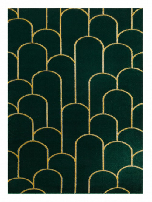 Kusový koberec Emerald 1021 green and gold č.1