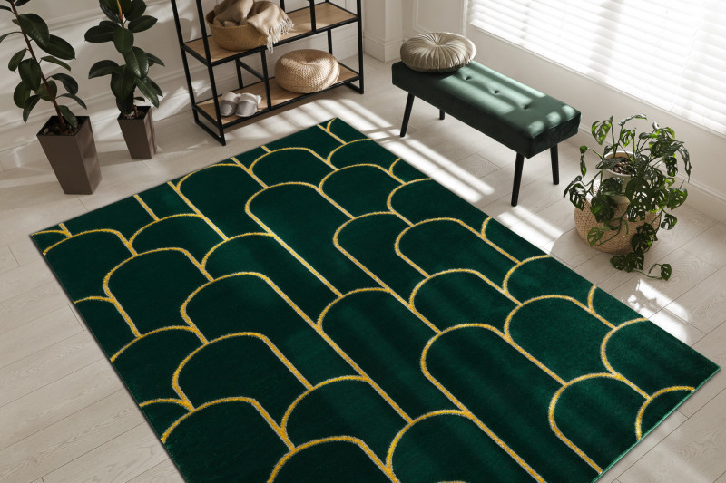 Kusový koberec Emerald 1021 green and gold č.5