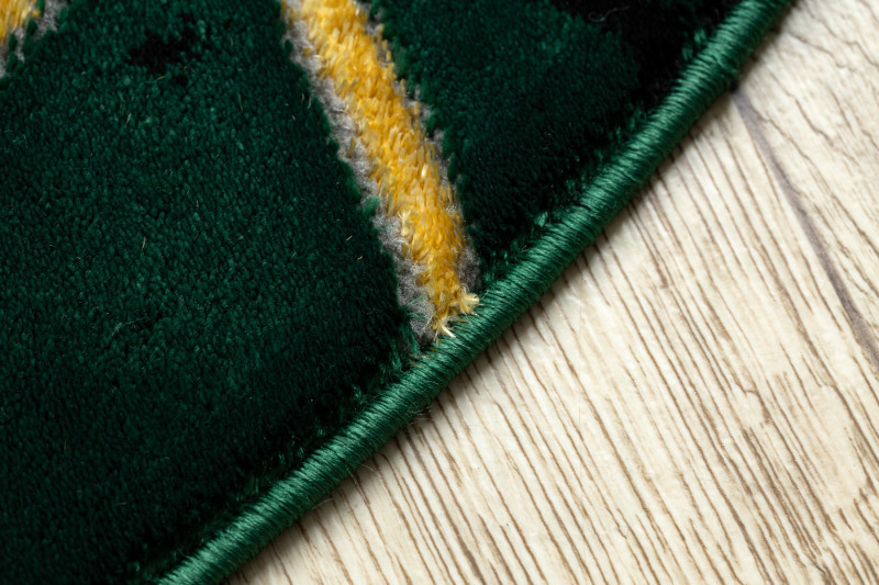 Kusový koberec Emerald 1020 green and gold kruh č.3