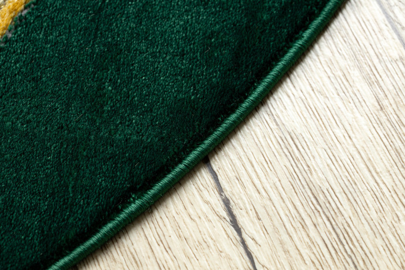 Kusový koberec Emerald 1013 green and gold kruh č.5