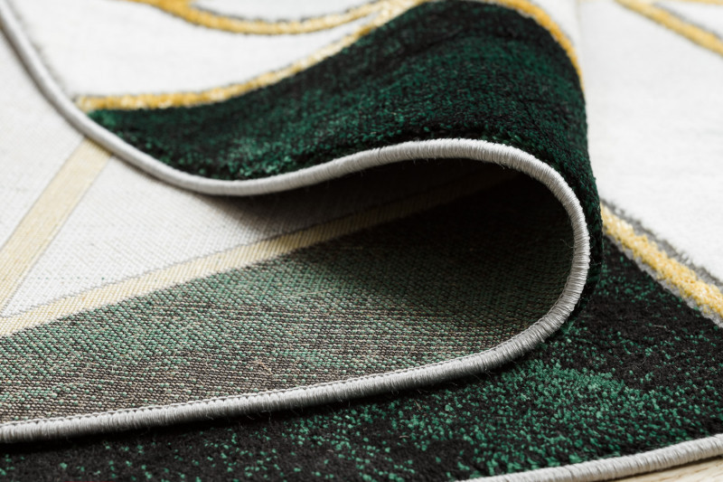 Kusový koberec Emerald 1015 green and gold kruh č.7