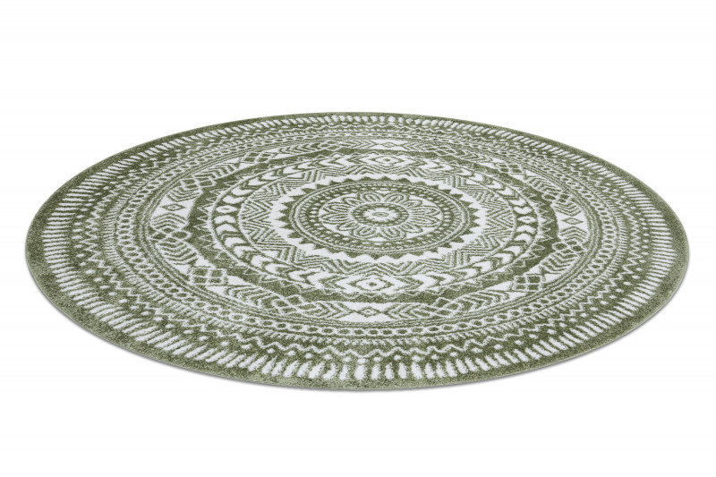 Kusový koberec Napkin green kruh č.12