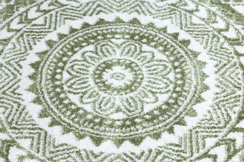 Kusový koberec Napkin green kruh č.14