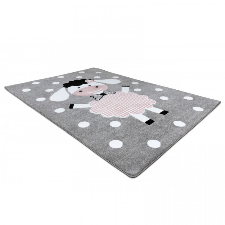 Dětský kusový koberec Petit Dolly sheep grey č.2