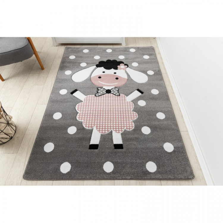Dětský kusový koberec Petit Dolly sheep grey č.4