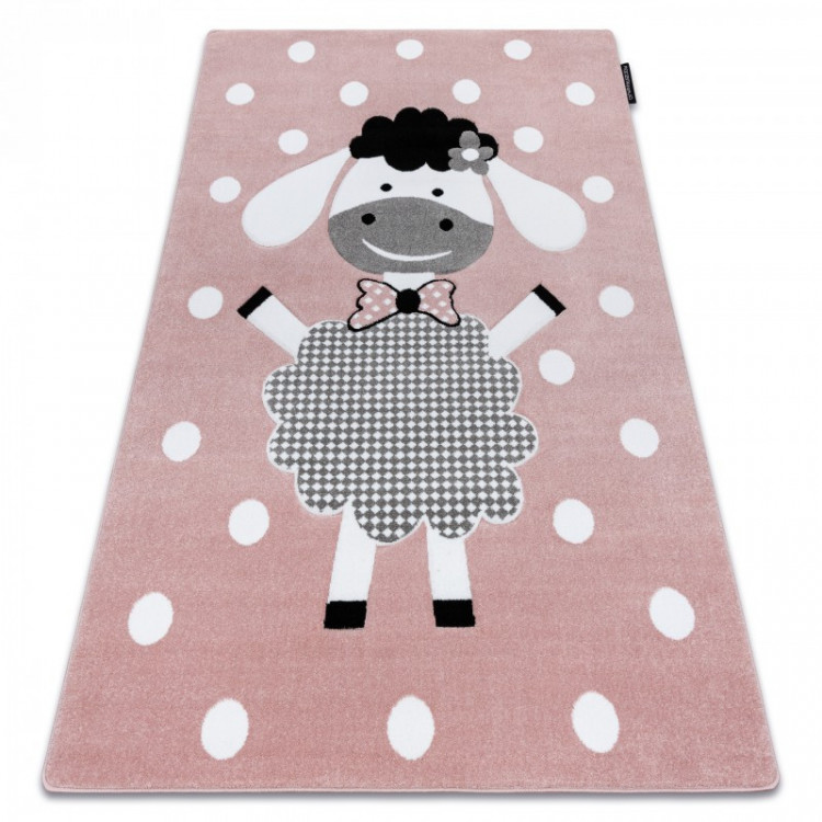 Dětský kusový koberec Petit Dolly sheep pink č.16