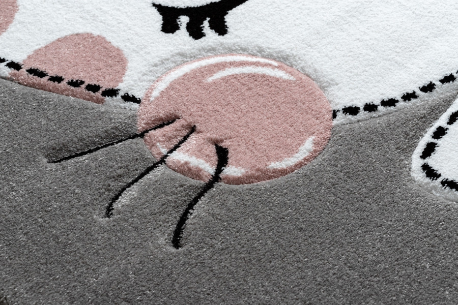 Dětský kusový koberec Petit Kitty cat grey č.8