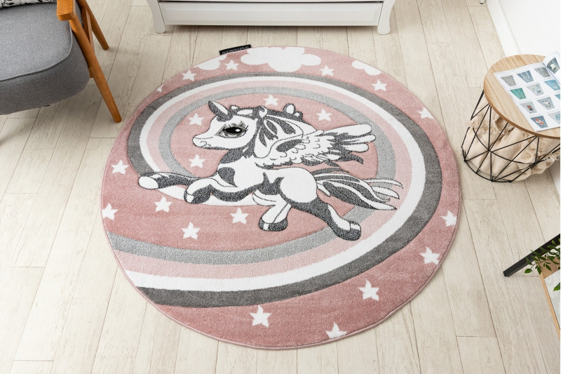 Dětský kusový koberec Petit Pony pink kruh č.7