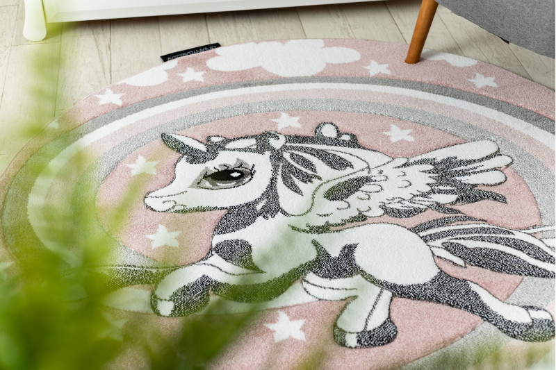Dětský kusový koberec Petit Pony pink kruh č.8