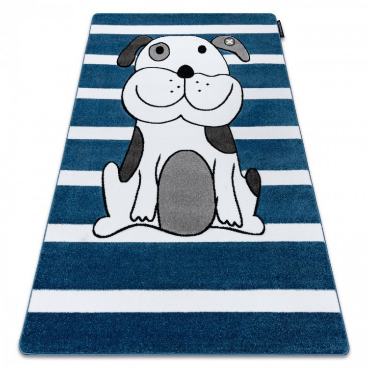 Dětský kusový koberec Petit Puppy blue č.8