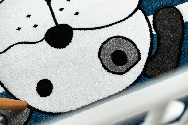 Dětský kusový koberec Petit Puppy blue č.12