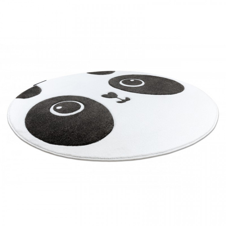Dětský kusový koberec Petit Panda white kruh č.2