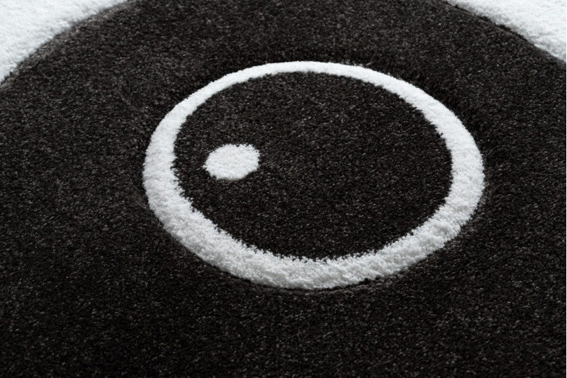 Dětský kusový koberec Petit Panda white kruh č.7