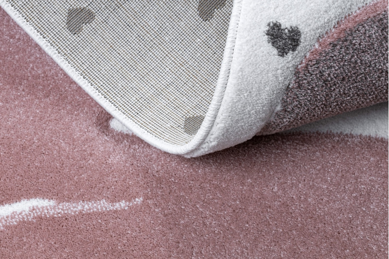 Dětský kusový koberec Petit Flamingos hearts cream č.3