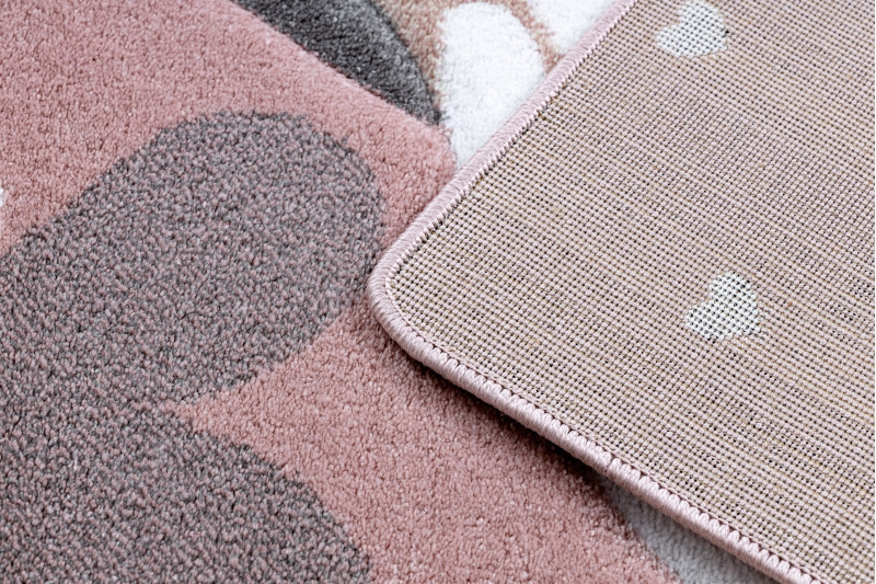 Dětský kusový koberec Petit Flamingos hearts pink č.2