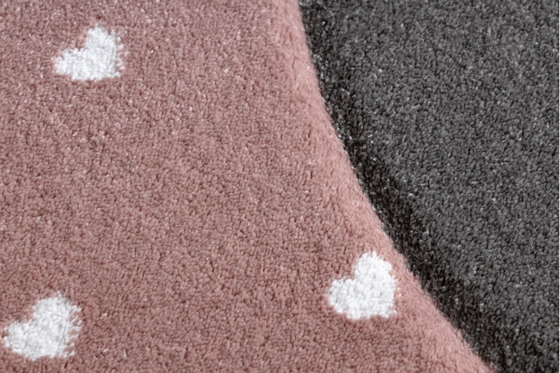 Dětský kusový koberec Petit Flamingos hearts pink č.4