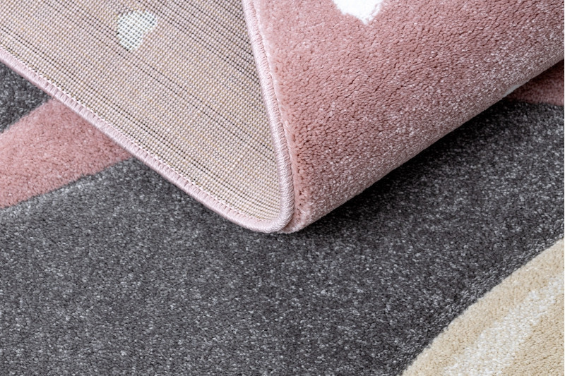 Dětský kusový koberec Petit Flamingos hearts pink č.9