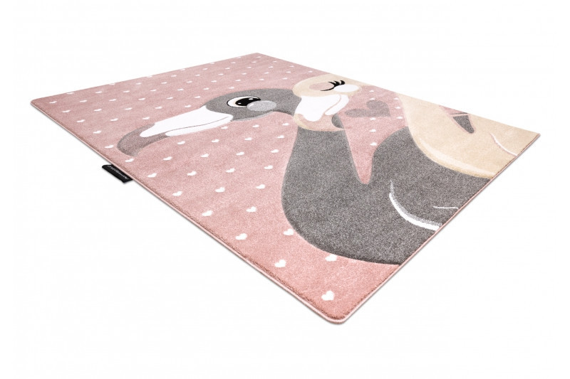 Dětský kusový koberec Petit Flamingos hearts pink č.11