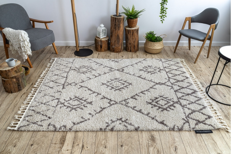 Kusový koberec Berber Fez G0535 cream and brown č.4