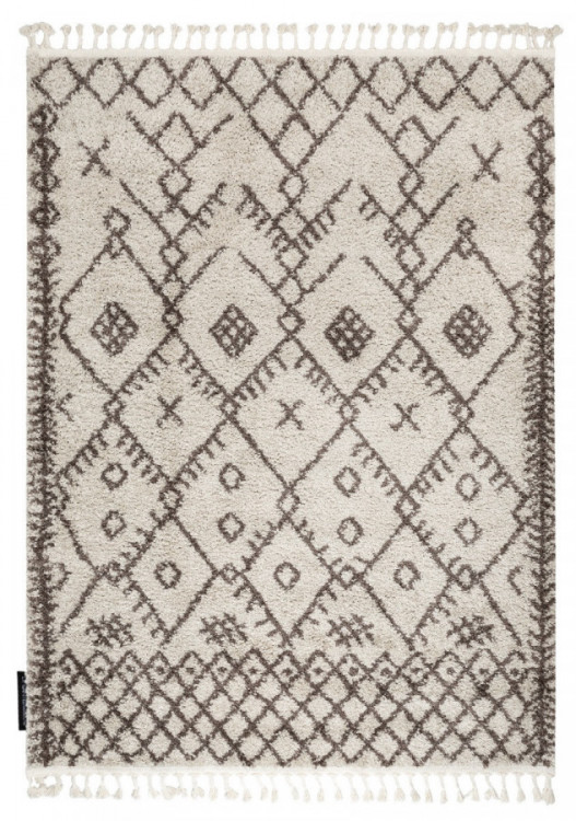 Kusový koberec Berber Tanger B5940 cream and brown č.1
