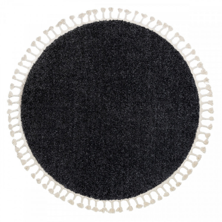 Kusový koberec Berber 9000 grey kruh č.1