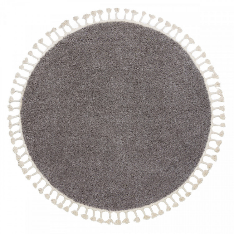 Kusový koberec Berber 9000 brown kruh č.1