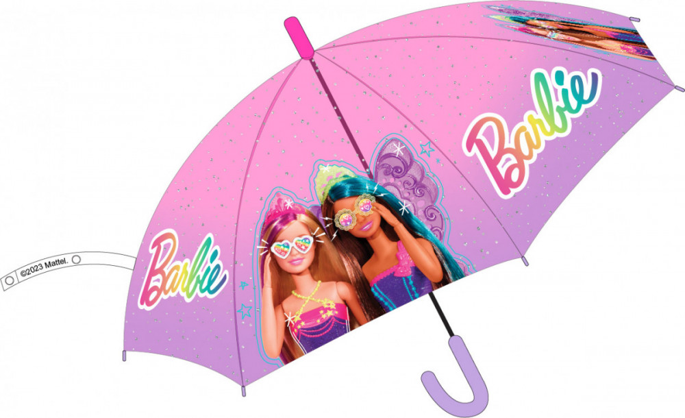 Dětský deštník Barbie pink č.1