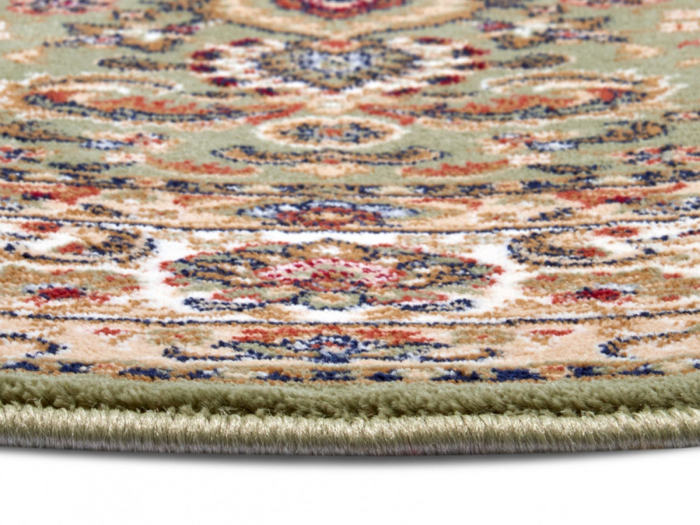 Kusový koberec Herat 105277 Sage green Cream kruh č.4