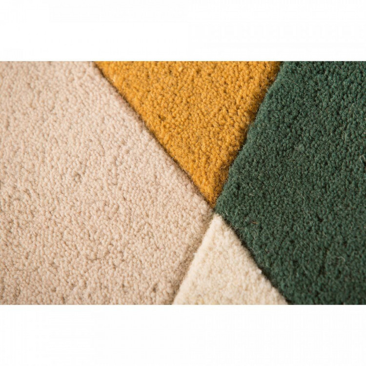 Ručně všívaný kusový koberec Illusion Prism Green/Multi kruh č.5