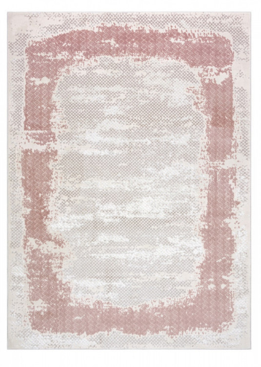 Kusový koberec Core A004 Frame beige/pink č.1
