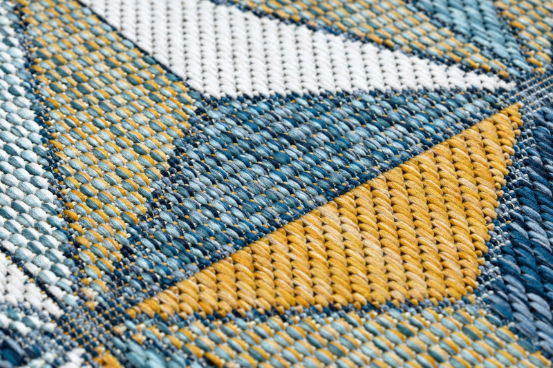 Kusový koberec Cooper Sisal Mosaic 22222 ecru/navy – na ven i na doma č.15