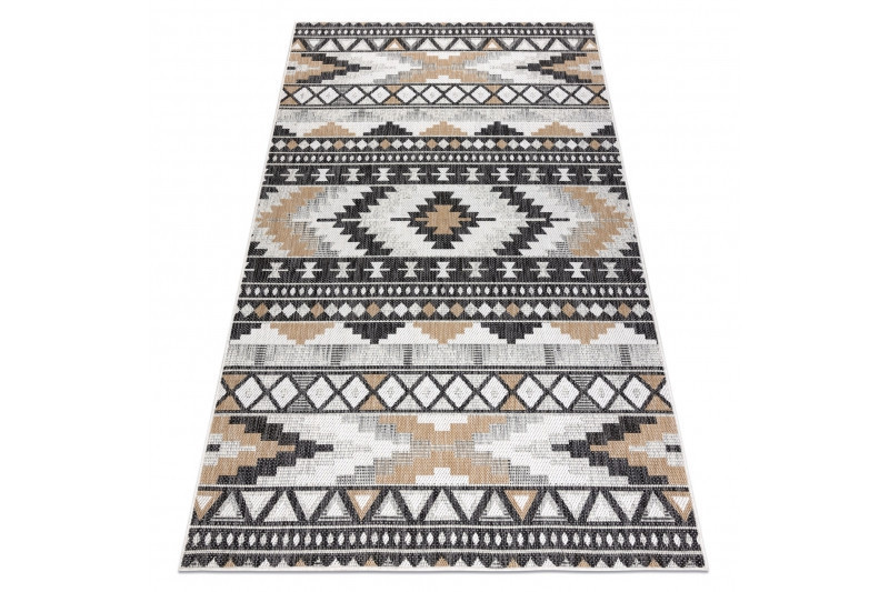 Kusový koberec Cooper Sisal Aztec 22235 ecru/black – na ven i na doma č.6
