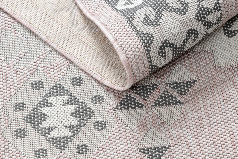 Kusový koberec Sion Sisal Aztec 3007 pink/ecru – na ven i na doma č.6