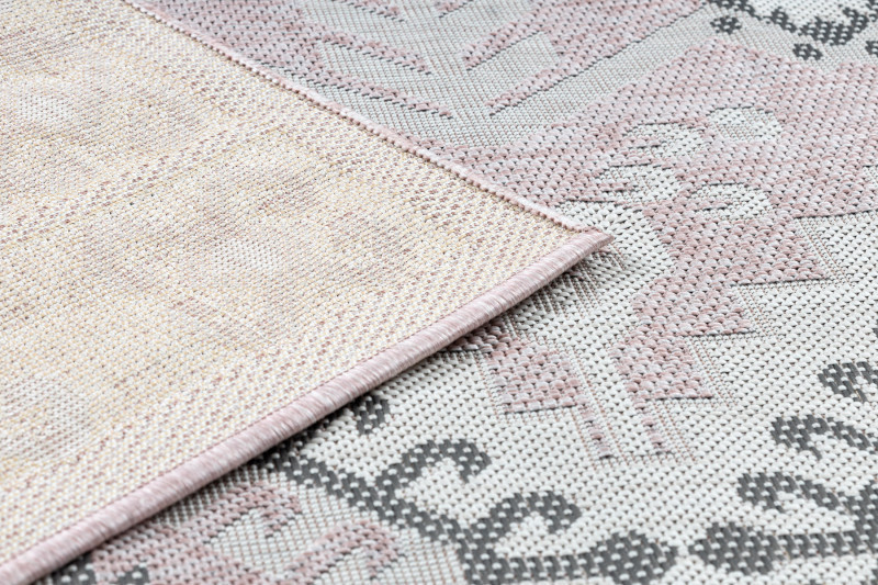 Kusový koberec Sion Sisal Aztec 3007 pink/ecru – na ven i na doma č.8
