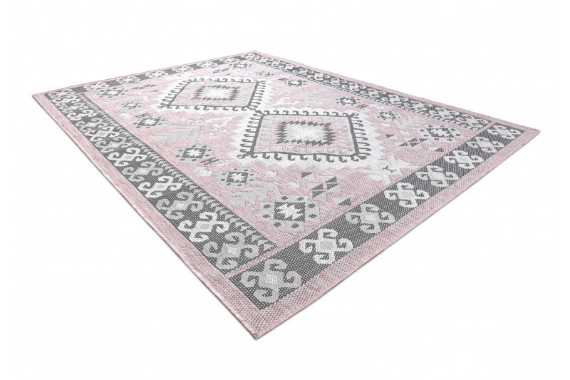 Kusový koberec Sion Sisal Aztec 3007 pink/ecru – na ven i na doma č.9