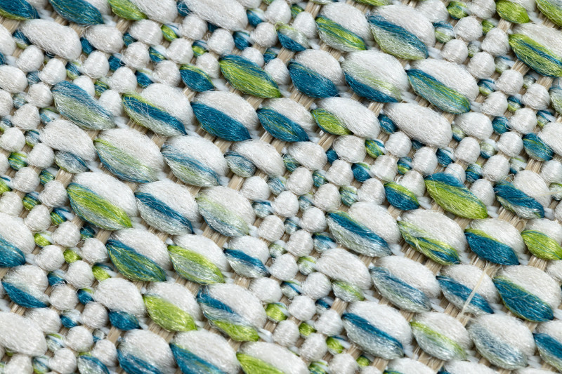 Kusový koberec Sion Sisal Aztec 22184 green/blue/ecru – na ven i na doma č.6