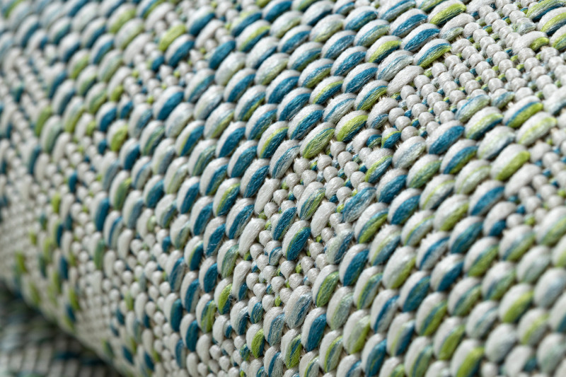 Kusový koberec Sion Sisal Aztec 22184 green/blue/ecru – na ven i na doma č.11