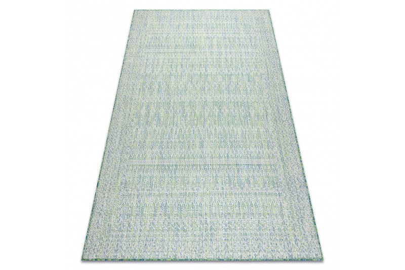 Kusový koberec Sion Sisal Aztec 22184 green/blue/ecru – na ven i na doma č.13