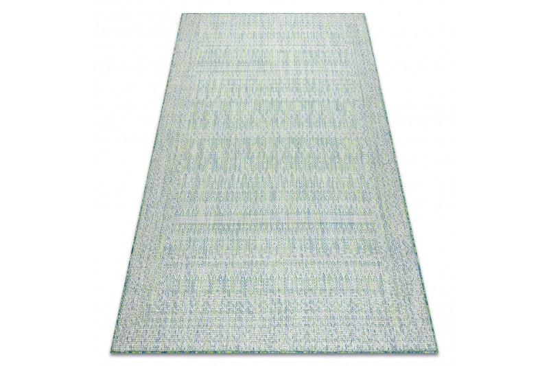 Kusový koberec Sion Sisal Aztec 22184 green/blue/ecru – na ven i na doma č.13