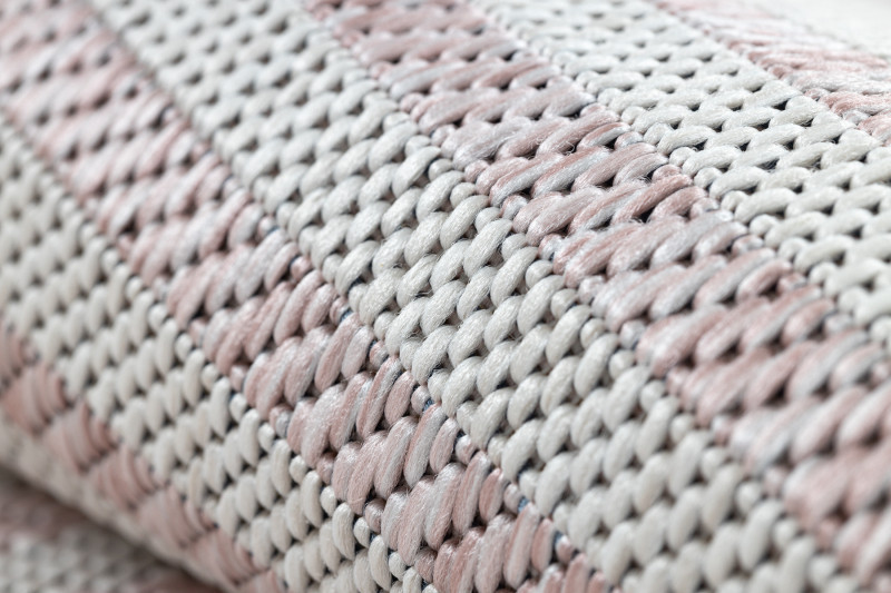 Kusový koberec Sion Sisal Labirinth 22376 pink/ecru – na ven i na doma č.4
