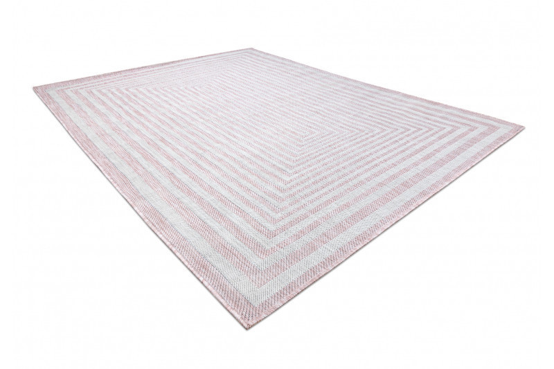 Kusový koberec Sion Sisal Labirinth 22376 pink/ecru – na ven i na doma č.8