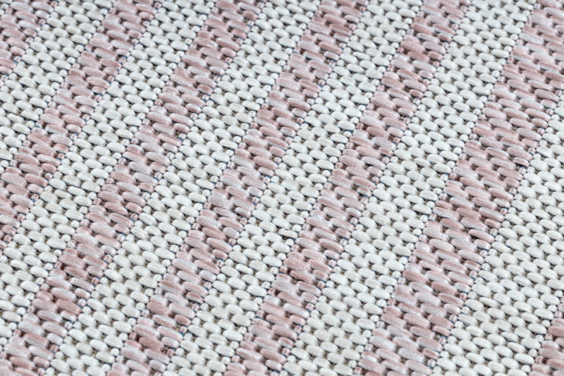 Kusový koberec Sion Sisal Labirinth 22376 pink/ecru – na ven i na doma č.10