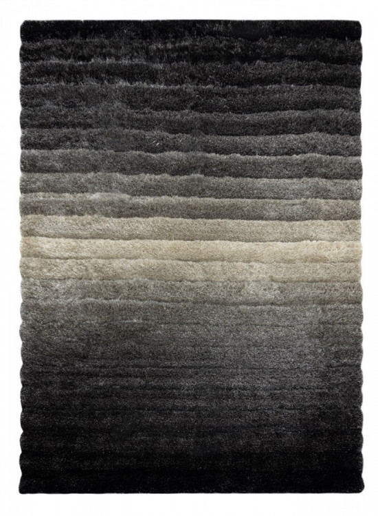 Kusový koberec Flim 007-B6 Stripes grey č.1