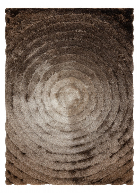 Kusový koberec Flim 008-B7 Circles brown č.1